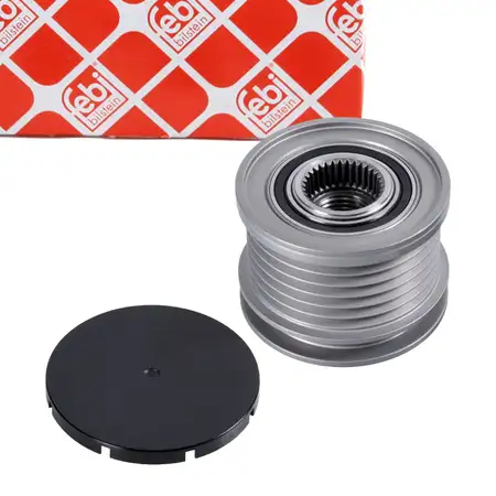 febi 32311 Alternator freewheel for MINI R56, R57, R55, R58, R59, N16, charging current 120A, 12317561555