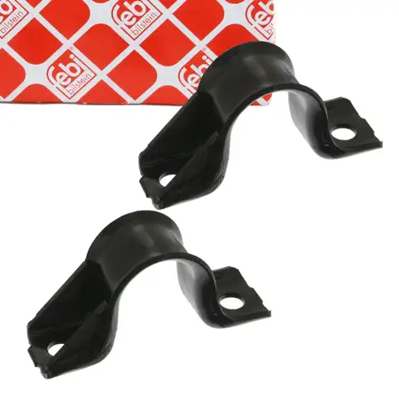 2x febi 40417 Halterung Stabilisatorlager f&uuml;r MERCEDES Sprinter B906 vorne 9063230140