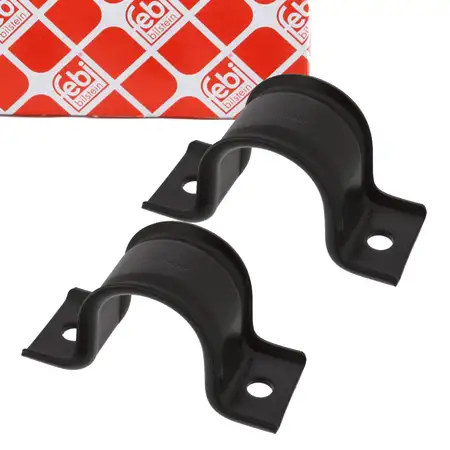2x febi 40415 Halterung Stabilisatorlager f&uuml;r MERCEDES Sprinter B906 Crafter 2E 2F vorne
