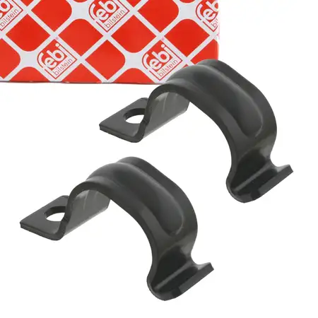 2x febi 23366 Halterung Stabilisatorlager f&uuml;r VW Golf 4 Bora 8L1 8N Leon Octavia 1 vorne