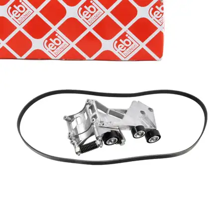 febi 183549 Keilrippenriemensatz f&uuml;r MERCEDES-BENZ W169 W245 150-180 M266 bis 02.2010