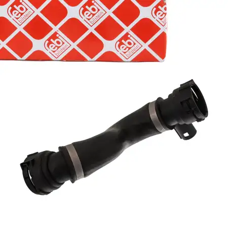 febi 36842 K&uuml;hlerschlauch f&uuml;r BMW 5er E60 E61 6er E63 E64 N52 rechts oben 17127521778