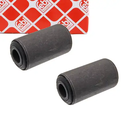 2x febi 12344 Lagerbuchse Blattfeder f&uuml;r FIAT Ducato 280 290 CITROEN C25 Hinterachse vorne