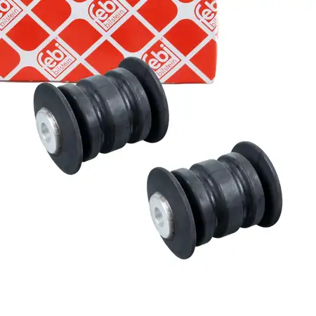 2x febi 47139 Lagerbuchse Blattfeder Buchse f&uuml;r VW Amarok 2.0 Hinten hinten 2H0511414A