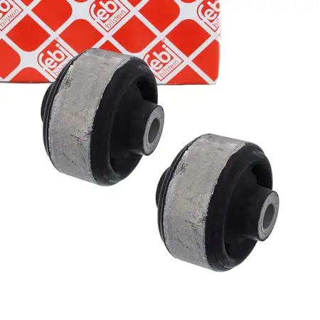 2x febi 45321 Querlenkerlager Lagerung Lenker f&uuml;r AUDI Vorderachse vorne oben 4D0407516C