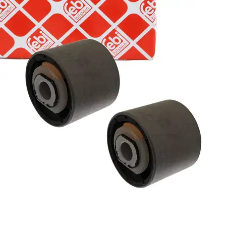2x febi 02263 Querlenkerlager St&uuml;tzlager f&uuml;r OPEL Omega B Vorderachse unten vorne 0352458