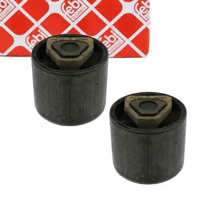 2x febi 06213 Querlenkerlager St&uuml;tzlager f&uuml;r BMW 5er E34 7er Vorderachse oben 31121136606