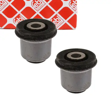 2x febi 09380 Querlenkerlager Buchse f&uuml;r RENAULT Twingo 1 Vorne unten hinten 8200651168