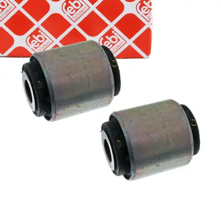 2x febi 09381 Querlenkerlager Buchse f&uuml;r RENAULT Twingo 1 Vorne unten vorne 8200651164