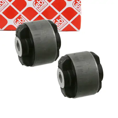 2x febi 09387 Querlenkerlager Buchse f&uuml;r RENAULT Laguna 1 Vorne unten hinten 7700824042