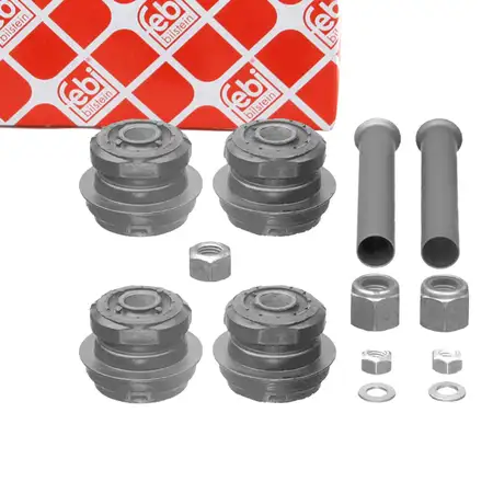febi 09747 Control Arm Repair Kit, Support Bearing for MERCEDES W201 E-Class W124 C124 (Front)