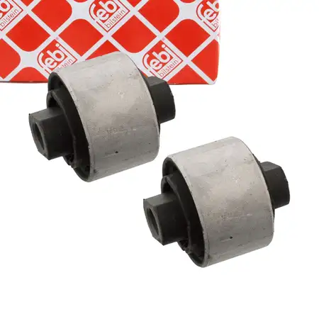 2x febi Querlenkerlager f&uuml;r VW Passat B5 AUDI A4 A6 Superb 1 Vorderachse vorne unten innen