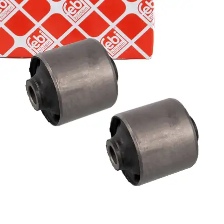 2x febi 10291 Control Arm Bearings for PEUGEOT 406 Rear Axle (Front) 513199