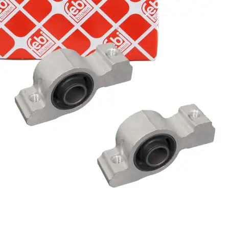 2x febi 11755 Querlenkerlager Lagerung Lenker f&uuml;r PEUGEOT Vorderachse hinten unten 352361