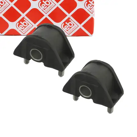 2x febi Querlenkerlager f&uuml;r PEUGEOT 106 1 2 CITROEN Saxo Vorderachse hinten unten 352351