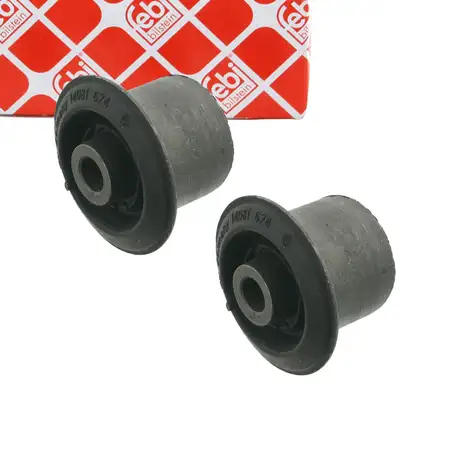 2x febi Querlenkerlager f&uuml;r AUDI 80 B2-B4 90 Coupe B2 B3 Cabriolet VW Passat Vorderachse