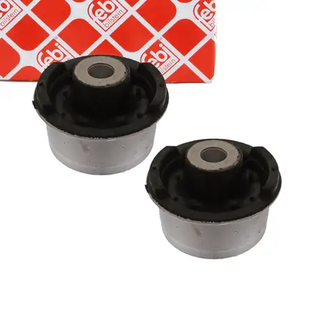 2x febi 18073 Querlenkerlager Buchse f&uuml;r MERCEDES A-Klasse W168 W169 Vorderachse vorne