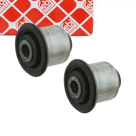 2x febi 26304 Querlenkerlager Buchse f&uuml;r RENAULT DACIA Dokker Logan Sandero Vorne unten