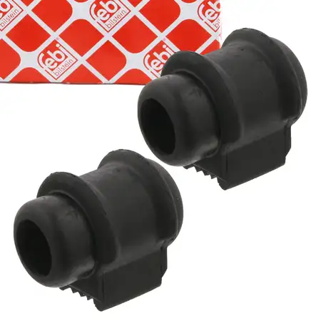 2x febi 12017 Stabilisatorlager f&uuml;r RENAULT Clio 1 1.2 58 PS vorne au&szlig;en 7700760264