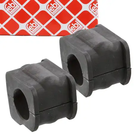2x febi 15982 Stabilisatorlager Stabilager f&uuml;r VW Passat B3 B4 Vorderachse links 357411309