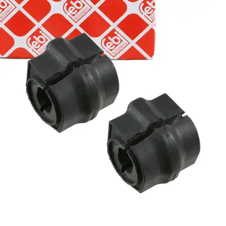 2x febi Stabilisatorlager Stabilager f&uuml;r PEUGEOT 206 2A/C Vorderachse 5094.80