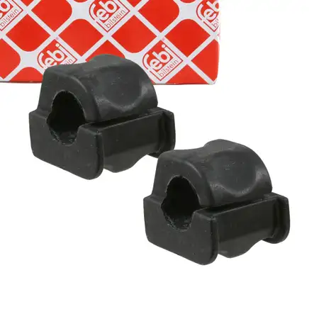 2x febi 22492 Stabilisatorlager f&uuml;r VW Polo 3 6N Lupo 1 SEAT 6H vorne innen 6N0411313