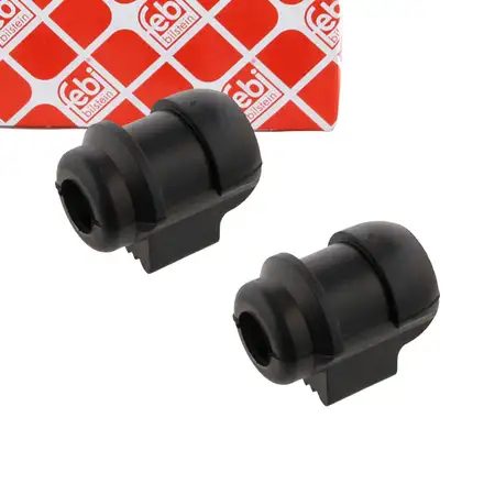 2x febi 31010 Stabilisatorlager Stabilager f&uuml;r RENAULT Kangoo Vorderachse au&szlig;en 7700314855