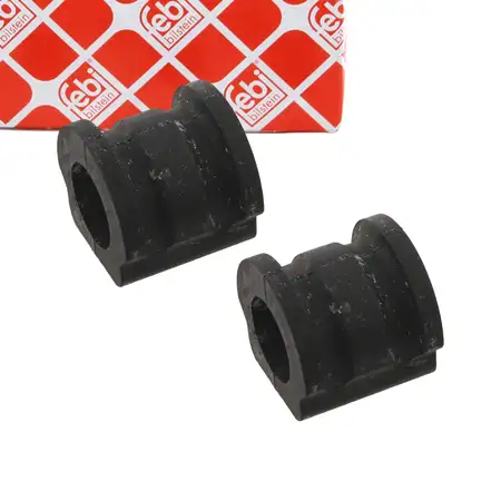 2x febi 31350 Stabilisatorlager f&uuml;r VW Polo 9N 9A AUDI 8Z SKODA 1 6Y vorne 8Z0411314B