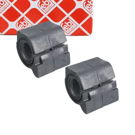 2x febi 34802 Stabilisatorlager f&uuml;r CITROEN C2 JM C3 Pluriel HB Vorderachse innen 5094.96