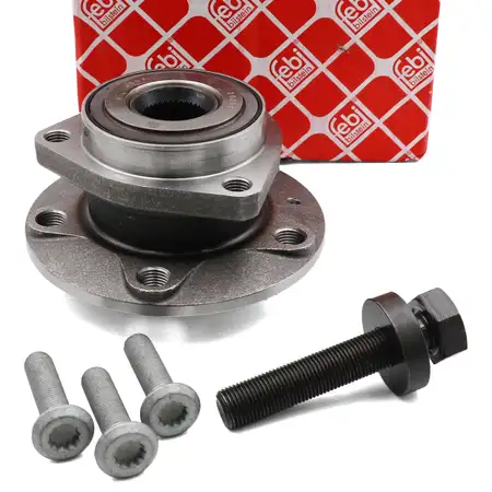 febi 27342 Radnabe f&uuml;r VW Golf 5 6 Caddy 3 8P Leon 1P Octavia 2 Superb 2 vorne 5K0498621A