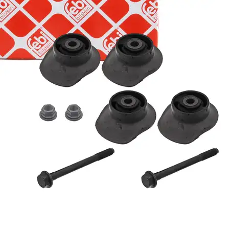4x febi 14396 Reparatursatz Achsk&ouml;rper Lagersatz f&uuml;r VW Golf 3 Variant hinten