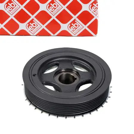 febi 175370 Riemenscheibe Kurbelwelle f&uuml;r MAZDA 2 DE 1.3 1.5 NISSAN Qashqai/+2 ZJ3811400