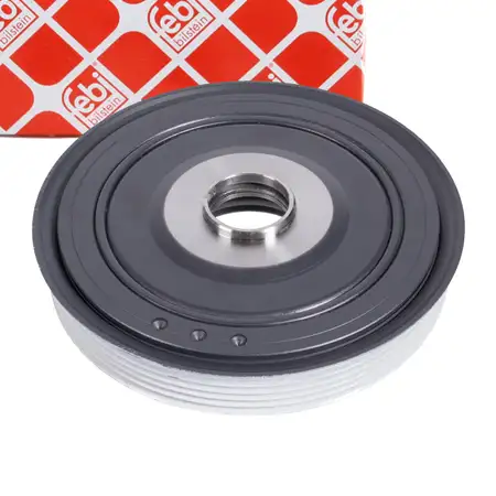 febi Riemenscheibe Kurbelwelle f&uuml;r FORD Fiesta 5 6 MAZDA 2 3 TOYOTA Aygo CITROEN C2 1.4D