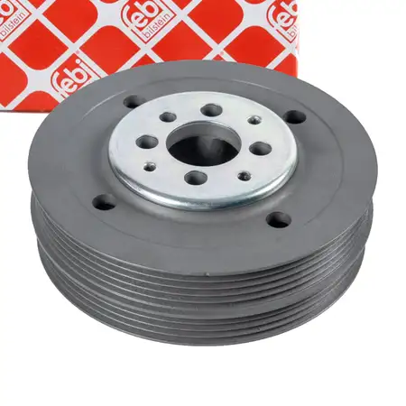 febi Riemenscheibe Kurbelwelle f&uuml;r VW Passat B5 AUDI A5 B5 A4 B6 A6 SKODA Superb 1 1.9 TDI