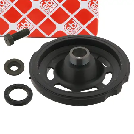 febi PROKIT Riemenscheibe Kurbelwelle f&uuml;r MERCEDES-BENZ W210 S210 Sprinter 2t-4t OM602