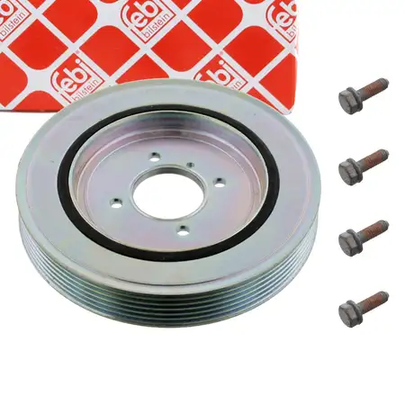 febi 33788 PROKIT Riemenscheibe Kurbelwelle f&uuml;r FIAT Scudo PEUGEOT 206 Expert Partner 1.9D