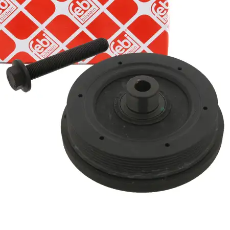 febi Riemenscheibe Kurbelwelle + Schraube f&uuml;r FORD Focus 1 Mondeo 4 2 1.8 TDCi 1151392