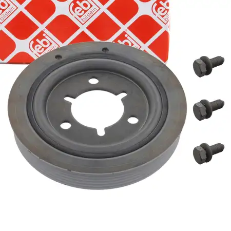 febi 36886 Riemenscheibe Kurbelwelle f&uuml;r PEUGEOT 206 Partner CITROEN 1 2 3 1.4 1.6 0515.K1
