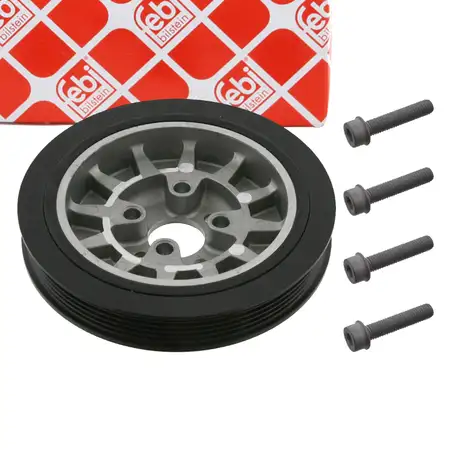 febi PROKIT Riemenscheibe Kurbelwelle f&uuml;r VW Polo 3 Lupo 1 1.7/1.9D Caddy 2 SEAT 1.7D
