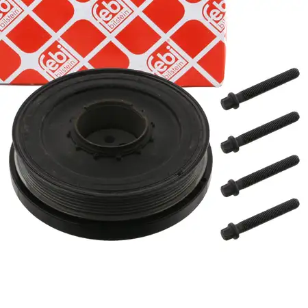 febi 37420 PROKIT Riemenscheibe Kurbelwelle f&uuml;r BMW F20/21 E90-93 F30 F31 F10/11 X1 X3 N47