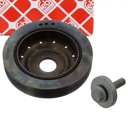 febi PROKIT Riemenscheibe Kurbelwelle f&uuml;r RENAULT Clio 2 Laguna 1 2 Megane 1 Scenic 1.6