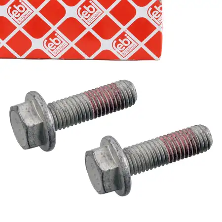 2x febi 182429 Schraube Bremssattel f&uuml;r OPEL Astra J Ampera-E F17 Insignia A 11571188