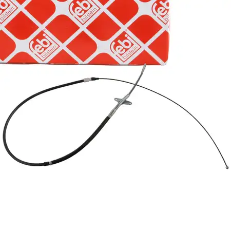 febi 09498 Handbremsseil f&uuml;r MERCEDES T1 601 611 B601 B602 mit Trommelbremse hinten links