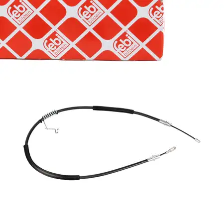 febi Handbrake Cable for FORD Transit/Tourneo (Single Tire, Rear Right)