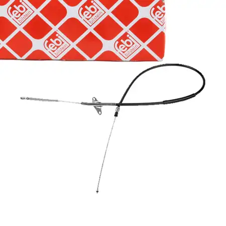 febi 10593 Bremsseil Handbremsseil f&uuml;r MERCEDES T1/TN mit Trommelbremse hinten links