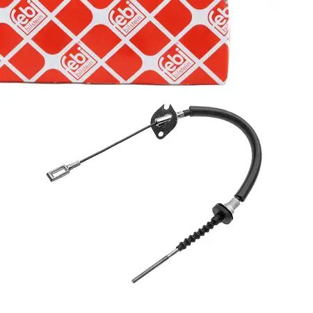 febi 12750 Kupplungsseil Kupplungsseilzug f&uuml;r FIAT Cinquencento Seicento 0.9 7680262