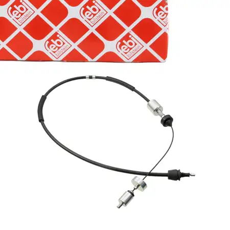 febi 172058 Kupplungsseil Kupplungsseilzug Seilzug f&uuml;r RENAULT Kangoo Clio 2 8200699727