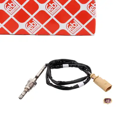 febi 100808 Abgastemperatursensor f&uuml;r VW Golf 7 AUDI SEAT Leon 5F SKODA Octavia 3 1.6 TDI