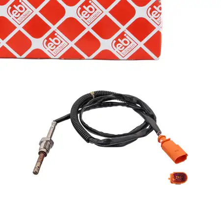 febi 100802 Abgastemperatursensor Sensor nach Rpf f&uuml;r VW Amarok 2.0 TDI/BiTDI 3L906088AF