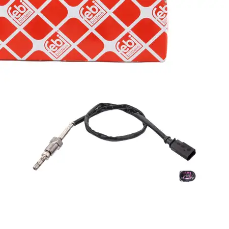febi Abgastemperatursensor f&uuml;r VW Transporter Multivan California T5 Crafter 30-50 2.0 TDI